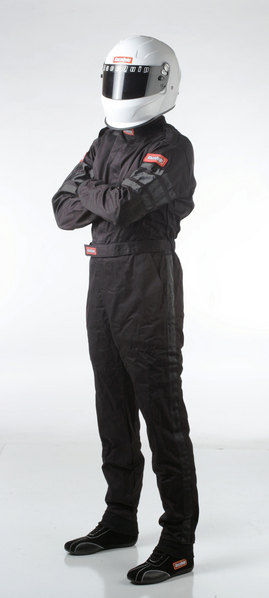 Racequip 110 Series Pyrovatex® SFI-1 Suit - Black (2X-Large)