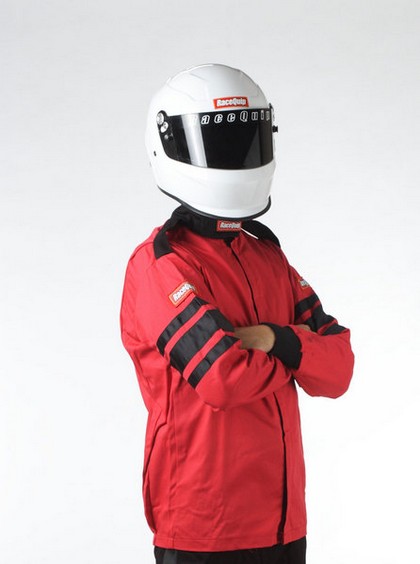 Racequip 110 Series Pyrovatex® SFI-1 Jacket - Red (X-Large)