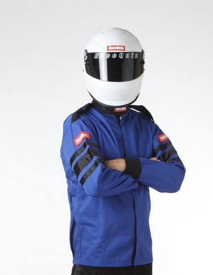 Racequip 110 Series Pyrovatex® SFI-1 Jacket - Blue (Small)