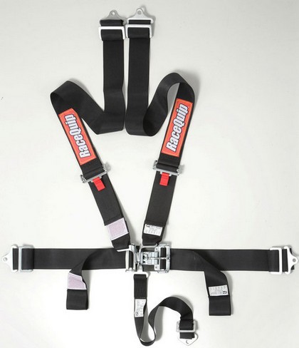 Racequip Safety Harness Set - Black (5 Point)