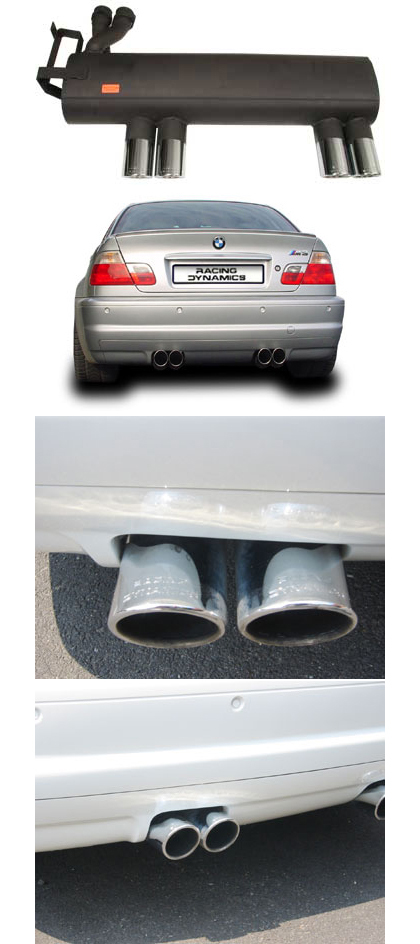 Racing Dynamics Mufflers - Sport Rear Muffler