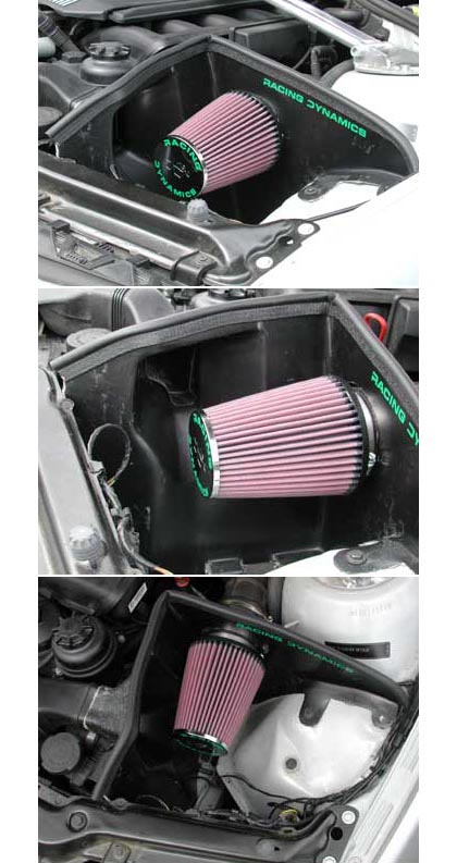 Racing Dynamics Cold Air Intakes - w/ Real Carbon Fiber Integral Heat Shield