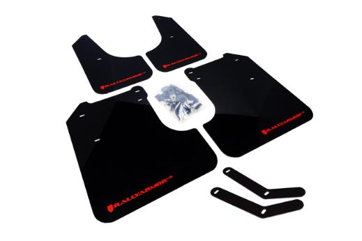 Rally Armor Mud Flaps - Black/Grey Logo