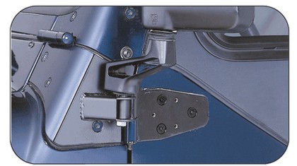 Rampage Mirror Relocation Brackets - Stainless Steel