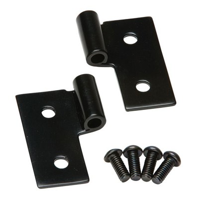 Rampage Lower Door Hinge Brackets - Black