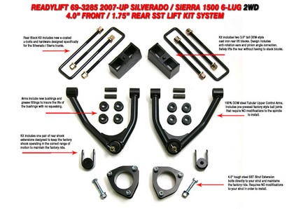 ReadyLift® Smart Suspension Systems (SST) Lift Kit (Front Lift: 4.0