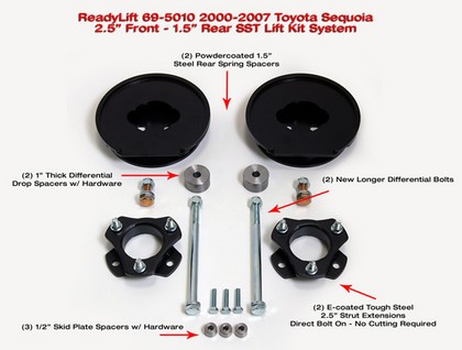 ReadyLift® Smart Suspension Systems (SST) Lift Kit (Front Lift: 2.5