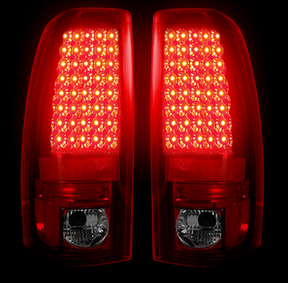 Recon LED Tail Light Set - Dark Red Smoked Lens