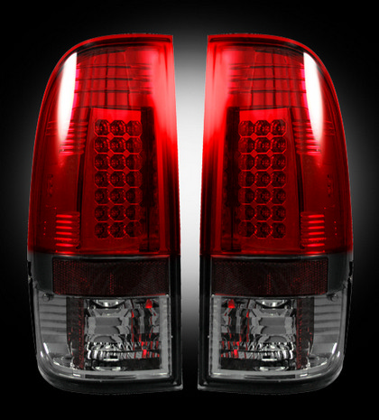 Recon LED Tail Light Set - Dark Red Smoked Lens