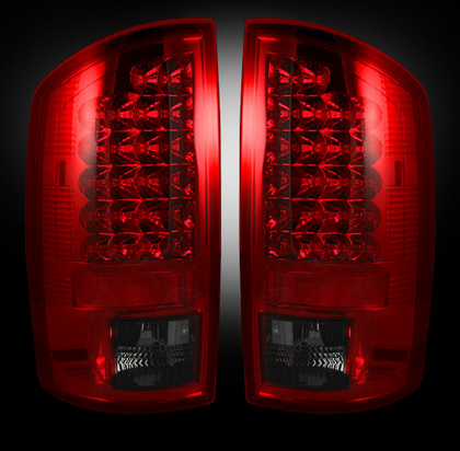 Recon LED Tail Light Set - Dark Red Smoked Lens