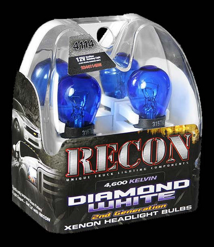 Recon 4114 12V 55W = 85W (4,600 Kelvin) Light Bulbs In Diamond White