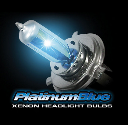 Recon H4 9003 12V 60/55W (5,600 Kelvin) Headlight Bulbs In Platinum Blue 