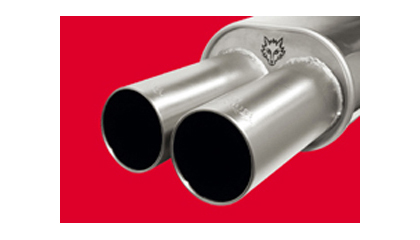 Remus Mufflers - Sound Muffler w/ 2 Stainless Steel Exhaust Tips (3.54 inch)