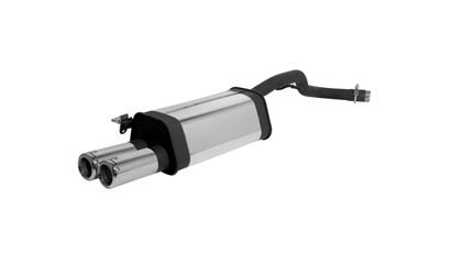 Remus Mufflers - Rear Muffler w/ 2 Exhaust Tips (3.31 inch Edition)