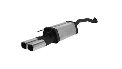 Remus Mufflers - Rear Muffler w/ 2 Exhaust Tips (3.54 inch)
