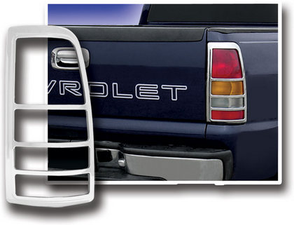 Restyling Ideas Tail Light Bezels - ABS Chrome