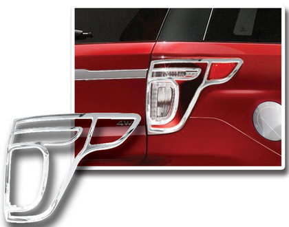 Restyling Ideas Tail Light Bezels - ABS Chrome