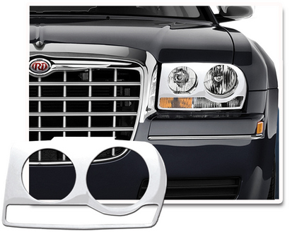 Restyling Ideas Head Light Bezels - ABS Chrome