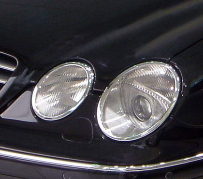 Restyling Ideas Head Light Bezels - ABS Chrome