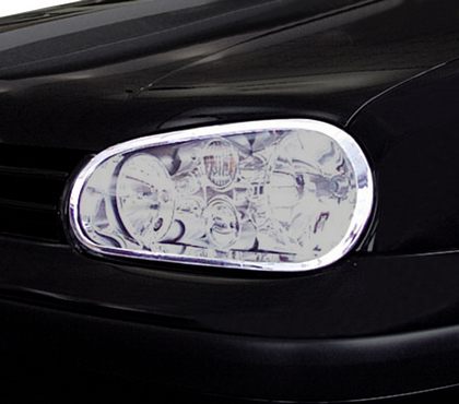 Restyling Ideas Head Light Bezel - ABS Chrome