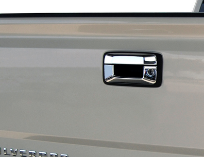 Restyling Ideas Tailgate Handle Cover with Keyhole - ABS Chrome