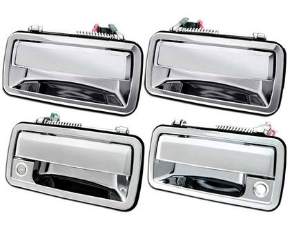 Restyling Ideas Replacement Door Handles - ABS Chrome, 2-Keyhole