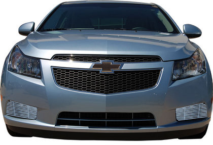 Restyling Ideas ABS Grille Insert - Chrome Stainless Steel Billet, Bumper