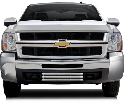 Restyling Ideas Grille Insert - Chrome Stainless Steel Billet, Bumper