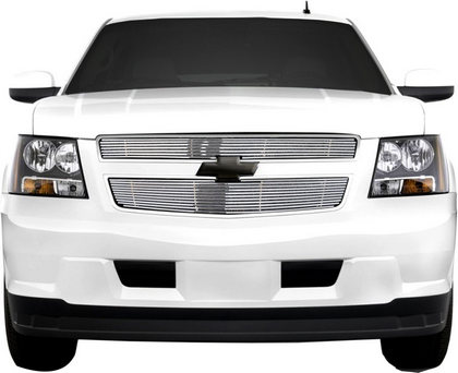 Restyling Ideas ABS Grille Insert - Chrome Stainless Steel Billet, Top