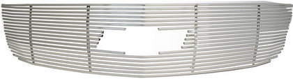 Restyling Ideas Grille Insert - Chrome Stainless Steel Billet, Top