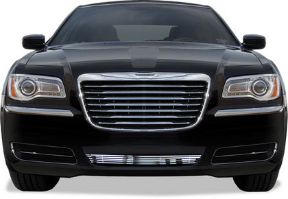 Restyling Ideas Grille Insert - Chrome Stainless Steel Billet, Bumper