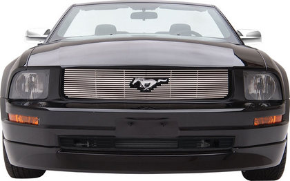 Restyling Ideas Grille Insert - Chrome Stainless Steel Billet, Top