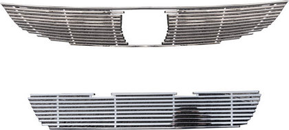 Restyling Ideas Grille Insert - Chrome Stainless Steel Billet, Top and Bottom