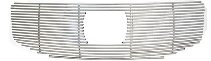 Restyling Ideas Grille Insert - Chrome Stainless Steel Billet, Top