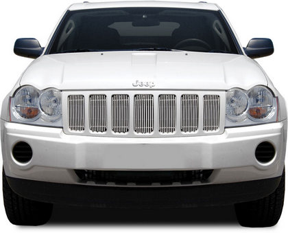 Restyling Ideas ABS Grille Insert - Chrome Stainless Steel Billet, Top