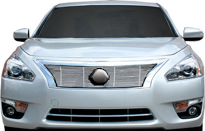 Restyling Ideas Grille Insert - Chrome Stainless Steel Billet, Top