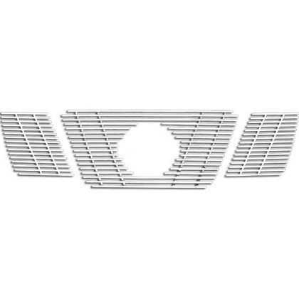 Restyling Ideas Stainless Steel Chrome Plated Billet Grille - Top