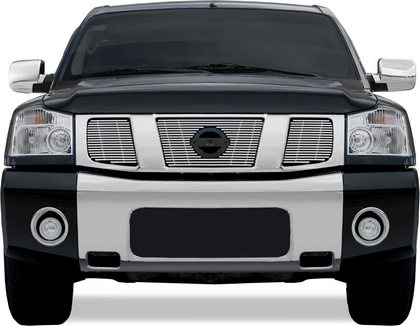 Restyling Ideas ABS Grille Insert - Chrome Stainless Steel Billet, Top