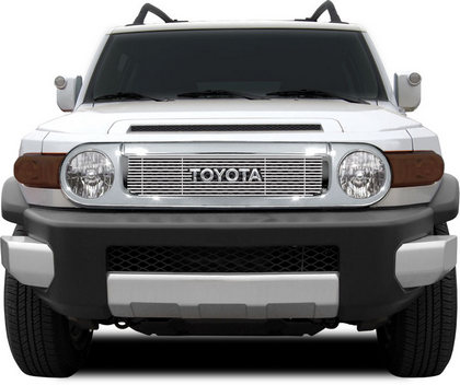 Restyling Ideas Grille Insert - Chrome Stainless Steel Billet, Top