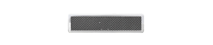 Restyling Ideas Grille - Perimeter Woven Mesh, Chrome Stainless Steel, Top