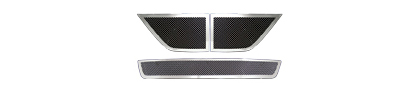 Restyling Ideas Grille - Perimeter Woven Mesh, Chrome Stainless Steel