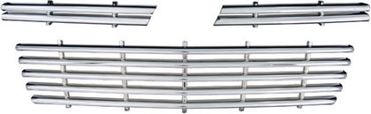 Restyling Ideas Grille Overlay Insert - Top & Bottom, ABS Chrome