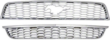 Restyling Ideas ABS Grille Overlay Insert - Top & Bottom