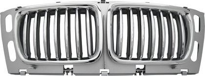 Restyling Ideas Performance Grille - ABS Chrome Frame/ABS Chrome-Silver Fence