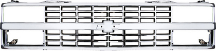 Restyling Ideas Replacement Grille - Factory Style, ABS Chrome