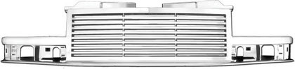 Restyling Ideas Replacement Grille - Billet Style, ABS Chrome