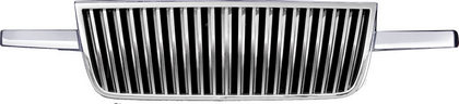 Restyling Ideas Replacement Grille - Vertical Bar Style, ABS Chrome