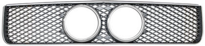 Restyling Ideas Replacement Grille Mesh - ABS Chrome Frame with Silver Mesh