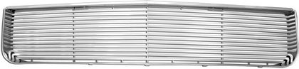 Restyling Ideas Replacement Grille - Billet Style, ABS Chrome, Top