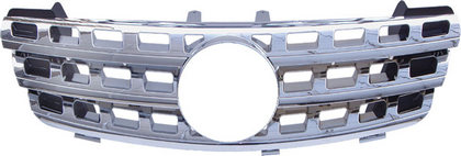 Restyling Ideas Replacement Grille - ABS Chrome, Silver/ABS Chrome